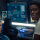 Joel Kinnaman and Krys Marshall in For All Mankind